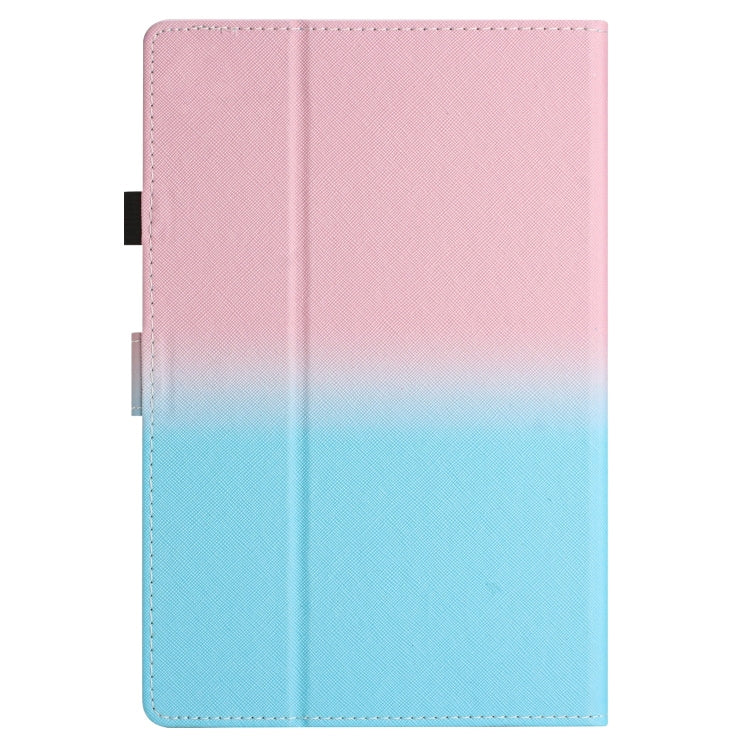 For 10 inch Universal Stitching Gradient Leather Tablet Case(Pink Blue) - free shipping - PMC TechLife - Order now!