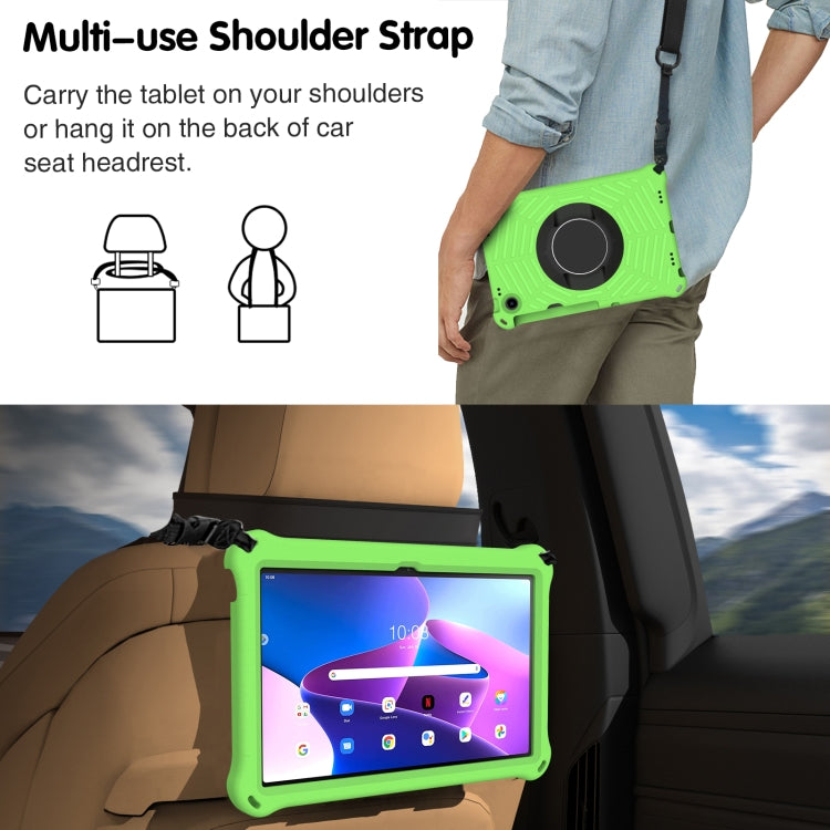 For Lenovo Tab M10 Plus 10.6 3rd Gen 2022 Spider King Silicone Protective Tablet Case(Green) - Lenovo by PMC TechLife | Online Shopping South Africa | PMC TechLife | Buy Now Pay Later Mobicred