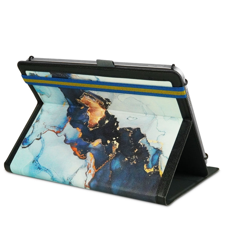 For 10 inch Marble Pattern Stitching Leather Tablet Case(Black) - free shipping - PMC TechLife - Order now!