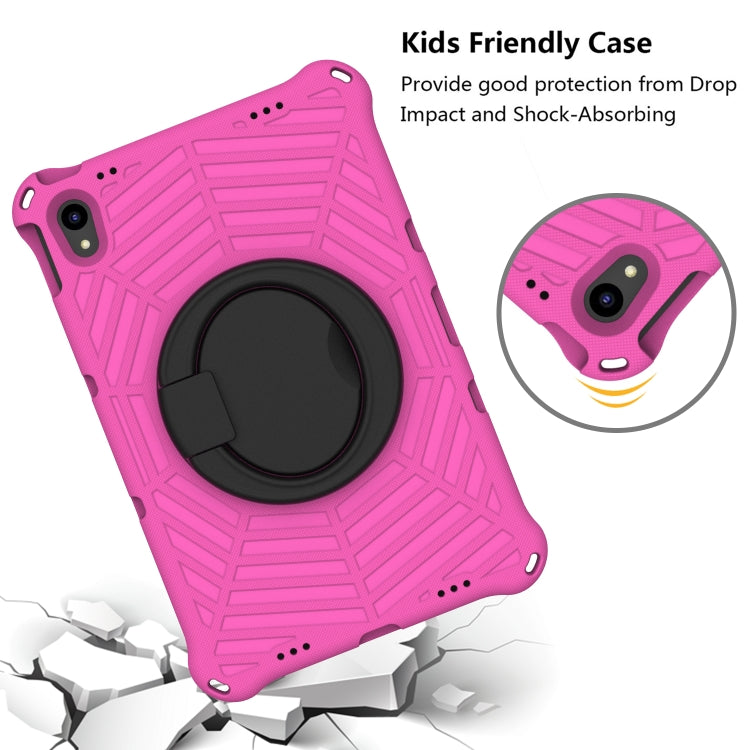For Lenovo Tab P11 TB-J606 Spider King Silicone Protective Tablet Case(Rose Red) - Lenovo by PMC TechLife | Online Shopping South Africa | PMC TechLife | Buy Now Pay Later Mobicred