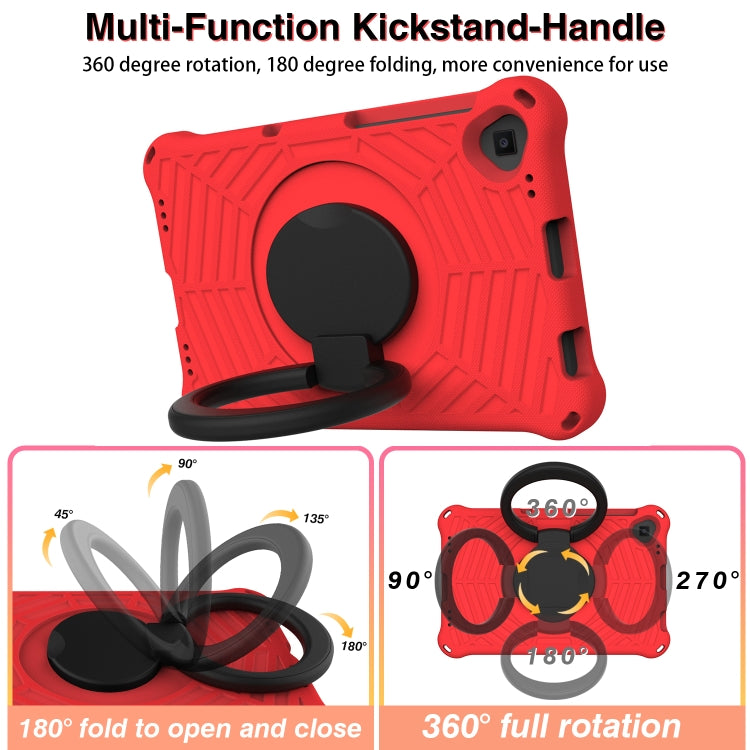 For Lenovo Tab K10 Spider King Silicone Protective Tablet Case(Red) - Lenovo by PMC TechLife | Online Shopping South Africa | PMC TechLife | Buy Now Pay Later Mobicred