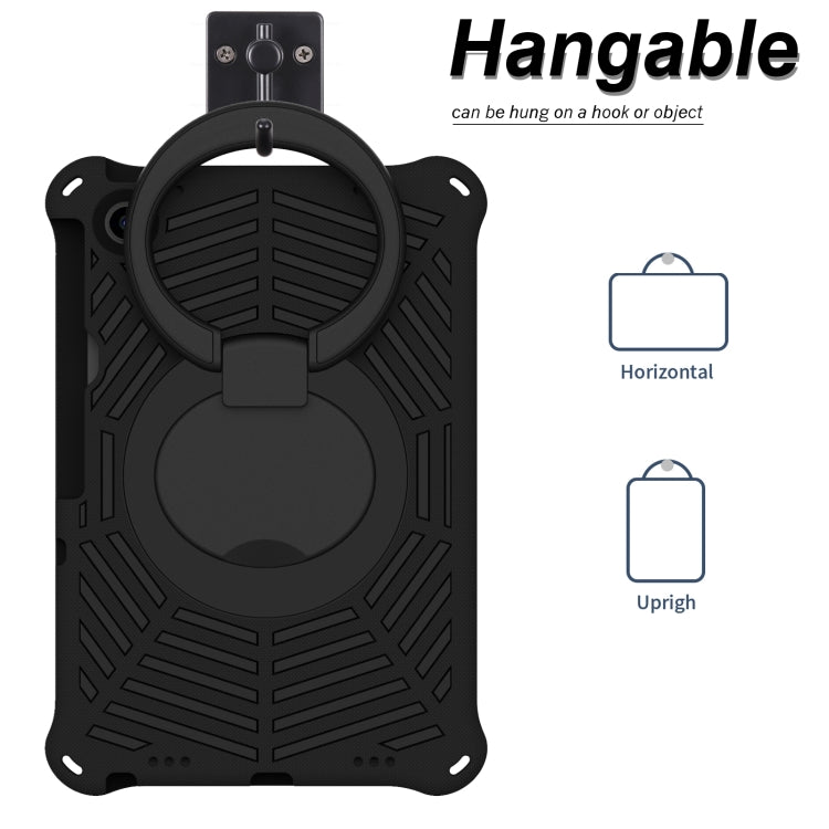 For Lenovo Tab M10 Plus 10.6 3rd Gen 2022 Spider King Silicone Protective Tablet Case(Black) - Lenovo by PMC TechLife | Online Shopping South Africa | PMC TechLife | Buy Now Pay Later Mobicred