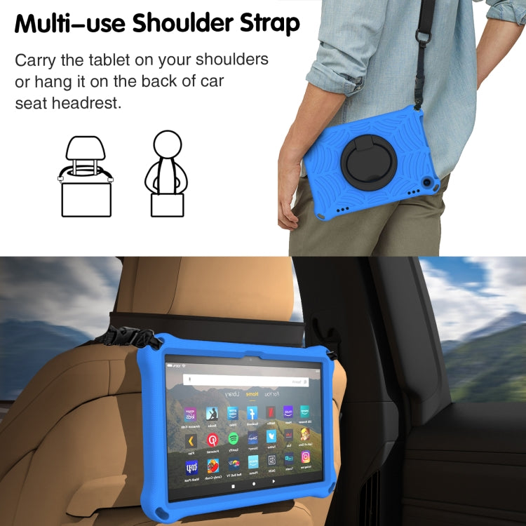 For Amazon Kindle Fire HD 8 2022 / 2020 Spider King Silicone Protective Tablet Case(Blue) - Amazon by PMC TechLife | Online Shopping South Africa | PMC TechLife | Buy Now Pay Later Mobicred