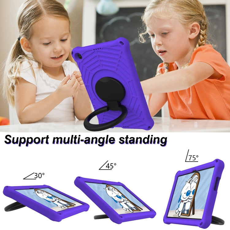 For Huawei MatePad T 10s Spider King Silicone Protective Tablet Case(Purple) - Huawei by PMC TechLife | Online Shopping South Africa | PMC TechLife | Buy Now Pay Later Mobicred