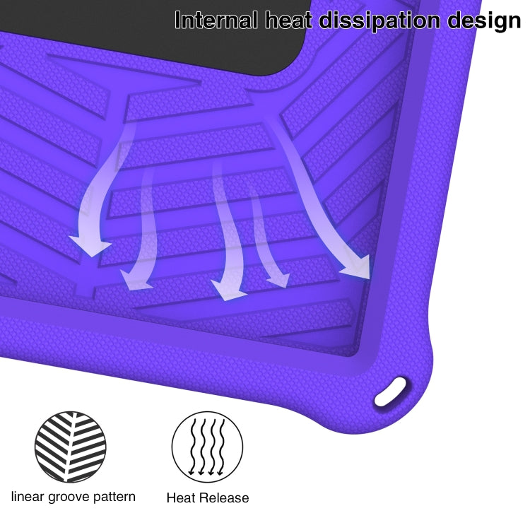 For Huawei MatePad T 10s Spider King Silicone Protective Tablet Case(Purple) - Huawei by PMC TechLife | Online Shopping South Africa | PMC TechLife | Buy Now Pay Later Mobicred