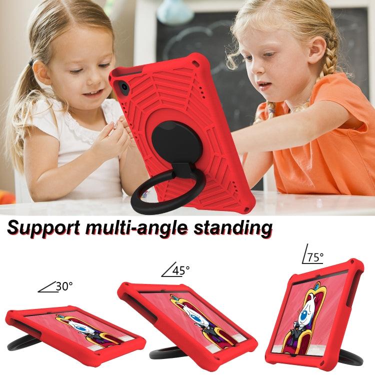 For Huawei MediaPad T5 Spider King Silicone Protective Tablet Case(Red) - Huawei by PMC TechLife | Online Shopping South Africa | PMC TechLife | Buy Now Pay Later Mobicred