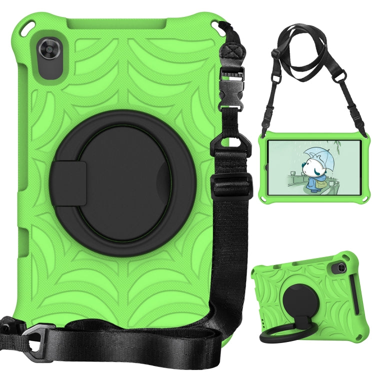 For Huawei MediaPad M5 Lite 8 Spider King Silicone Protective Tablet Case(Green) - Huawei by PMC TechLife | Online Shopping South Africa | PMC TechLife | Buy Now Pay Later Mobicred