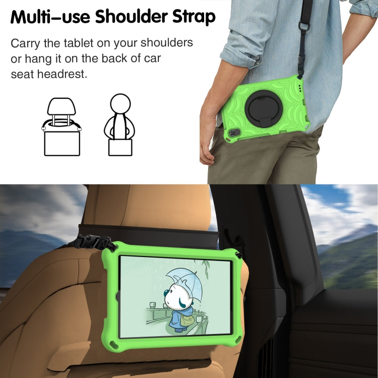 For Huawei MediaPad M5 Lite 8 Spider King Silicone Protective Tablet Case(Green) - Huawei by PMC TechLife | Online Shopping South Africa | PMC TechLife | Buy Now Pay Later Mobicred