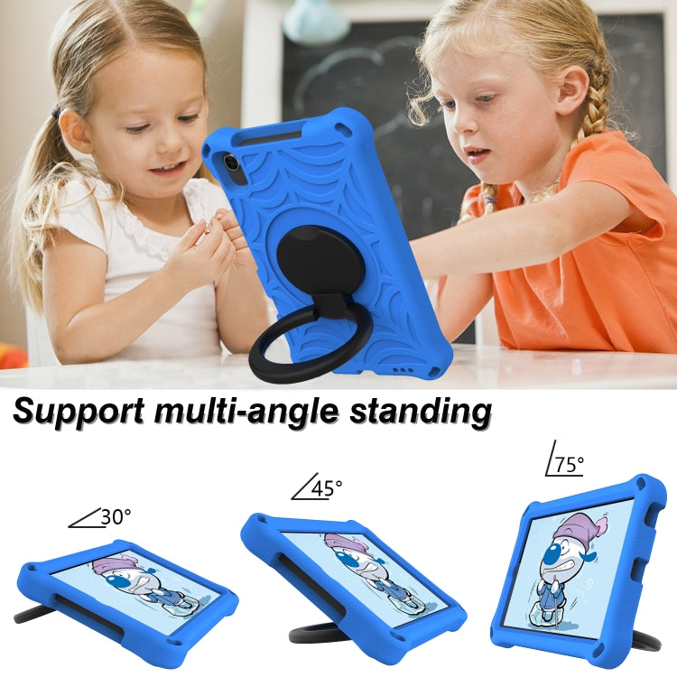 For Huawei MatePad T8 Spider King Silicone Protective Tablet Case(Blue) - Huawei by PMC TechLife | Online Shopping South Africa | PMC TechLife | Buy Now Pay Later Mobicred