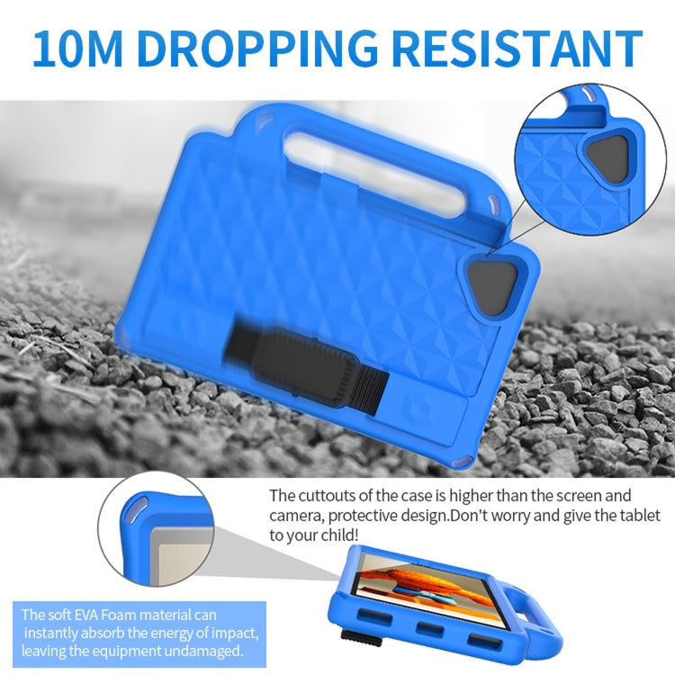 For Lenovo Tab M8 4th Gen Diamond Series EVA Anti-Fall Shockproof Sleeve Tablet Case with Holder & Strap(Green) - Lenovo by PMC TechLife | Online Shopping South Africa | PMC TechLife | Buy Now Pay Later Mobicred
