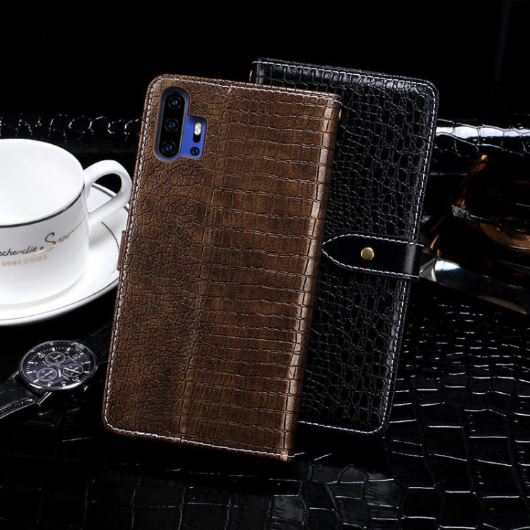 For Umidigi F2 idewei Crocodile Texture Horizontal Flip Leather Case with Holder & Card Slots & Wallet(Black) - More Brand by idewei | Online Shopping South Africa | PMC Jewellery | Buy Now Pay Later Mobicred