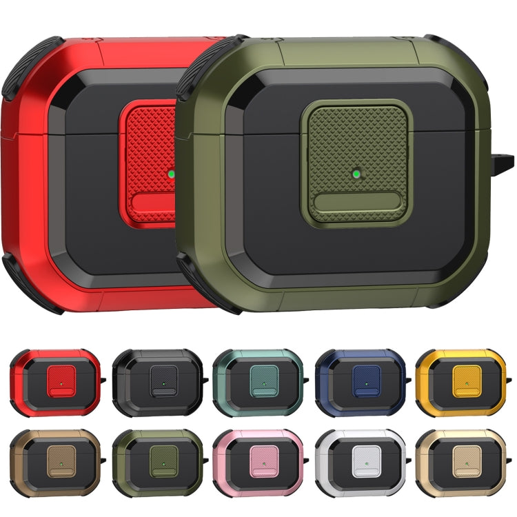 For AirPods 3 Wireless Earphones Protective Case(Army Green) - For AirPods 3 by PMC Jewellery | Online Shopping South Africa | PMC Jewellery | Buy Now Pay Later Mobicred