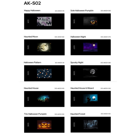 Godox AK-S02 10 in 1 Transparencies Collection Slide Set for Godox AK-R21 Projection Kit - Shoe Mount Flashes by Godox | Online Shopping South Africa | PMC Jewellery | Buy Now Pay Later Mobicred