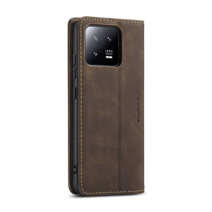 For Xiaomi 13 CaseMe 013 Multifunctional Horizontal Flip Leather Phone Case(Coffee) - Xiaomi Cases by CaseMe | Online Shopping South Africa | PMC Jewellery | Buy Now Pay Later Mobicred