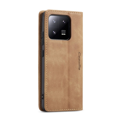 For Xiaomi 13 Pro CaseMe 013 Multifunctional Horizontal Flip Leather Phone Case(Brown) - Xiaomi Cases by CaseMe | Online Shopping South Africa | PMC Jewellery | Buy Now Pay Later Mobicred