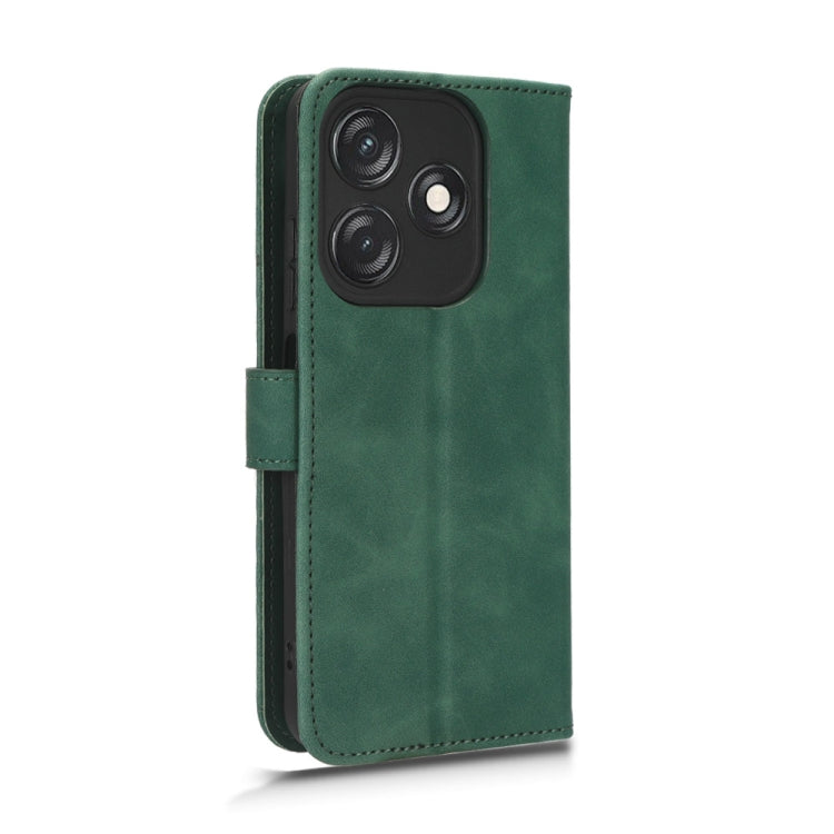 For TECNO Spark 10C Skin Feel Magnetic Flip Leather Phone Case(Green) - Tecno Cases by PMC Jewellery | Online Shopping South Africa | PMC Jewellery