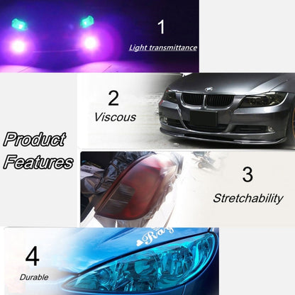 2pcs Car Headlight Protective Film Tail Light Film Motorcycle Fog Light Film, Size:30 x 100cm(Transparent) - Auto Film by PMC Jewellery | Online Shopping South Africa | PMC Jewellery