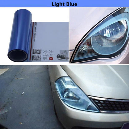 2pcs Car Headlight Protective Film Tail Light Film Motorcycle Fog Light Film, Size:30 x 100cm(Red) - Auto Film by PMC Jewellery | Online Shopping South Africa | PMC Jewellery