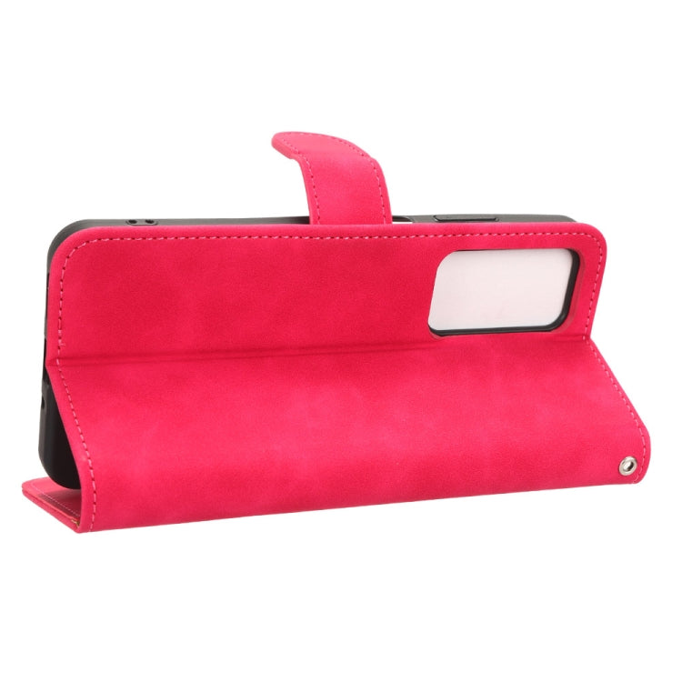 For Blackview A85 Skin Feel Magnetic Flip Leather Phone Case(Rose Red) - More Brand by PMC TechLife | Online Shopping South Africa | PMC TechLife | Buy Now Pay Later Mobicred