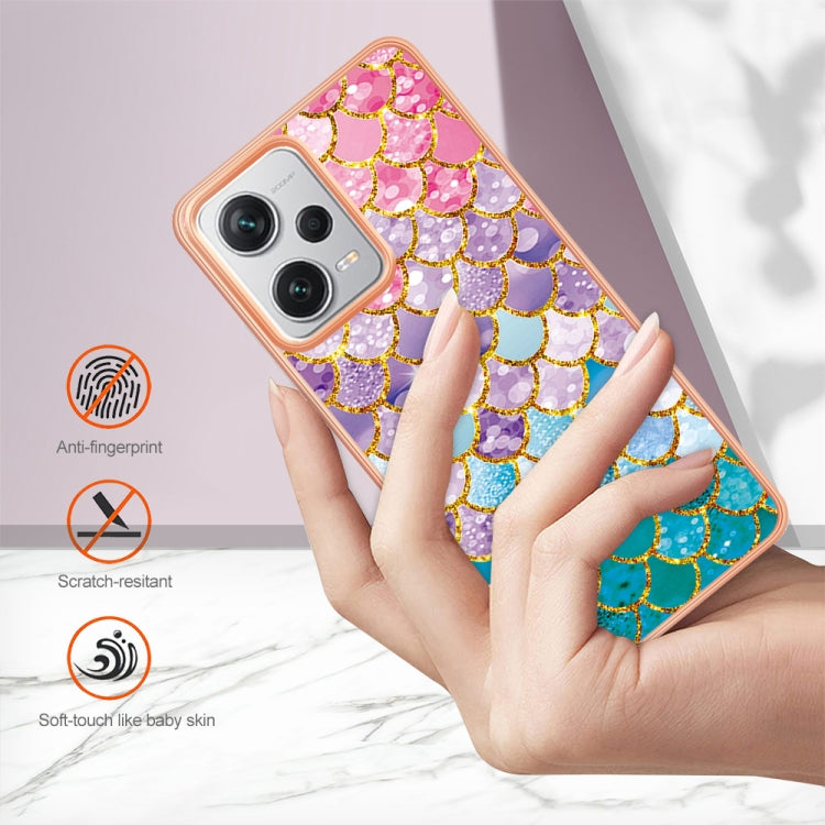 For Xiaomi Redmi Note 12 Pro+ 5G Global Electroplating IMD TPU Phone Case(Colorful Scales) - Note 12 Pro+ Cases by PMC TechLife | Online Shopping South Africa | PMC TechLife