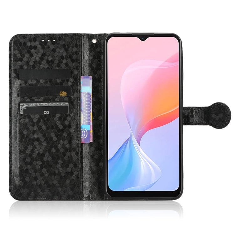 For Blackview A85 Honeycomb Dot Texture Leather Phone Case(Black) - More Brand by PMC TechLife | Online Shopping South Africa | PMC TechLife