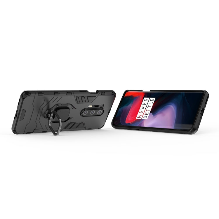 For OnePlus 8 Pro PC + TPU Anti-fall Protective Case with Ring Holder(Black) - OnePlus Cases by PMC TechLife | Online Shopping South Africa | PMC TechLife