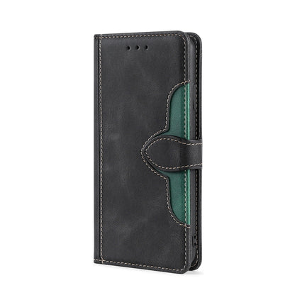 For Blackview A52 Skin Feel Magnetic Buckle Leather Phone Case(Black) - More Brand by PMC Jewellery | Online Shopping South Africa | PMC Jewellery