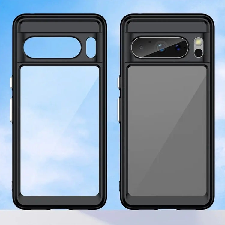 For Google Pixel 8 Pro Colorful Series Acrylic + TPU Phone Case(Black) - free shipping - PMC TechLife - Order now!