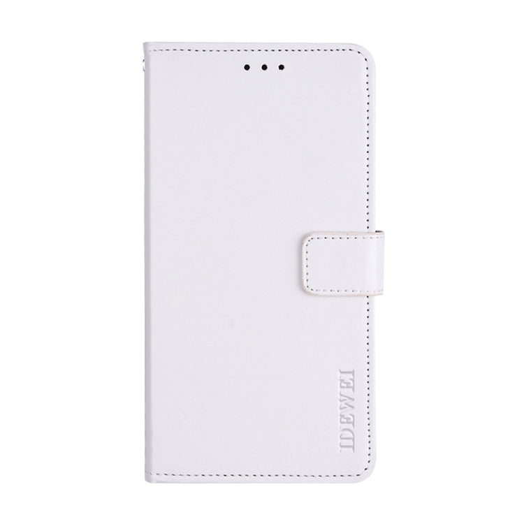 For Blackview A85 idewei Crazy Horse Texture Leather Phone Case with Holder(White) - More Brand by idewei | Online Shopping South Africa | PMC Jewellery | Buy Now Pay Later Mobicred