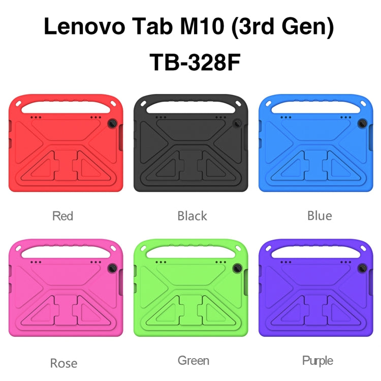 For Lenovo Tab M10 3rd Gen Handle EVA Shockproof Tablet Case with Holder(Black) - Lenovo by PMC TechLife | Online Shopping South Africa | PMC TechLife | Buy Now Pay Later Mobicred