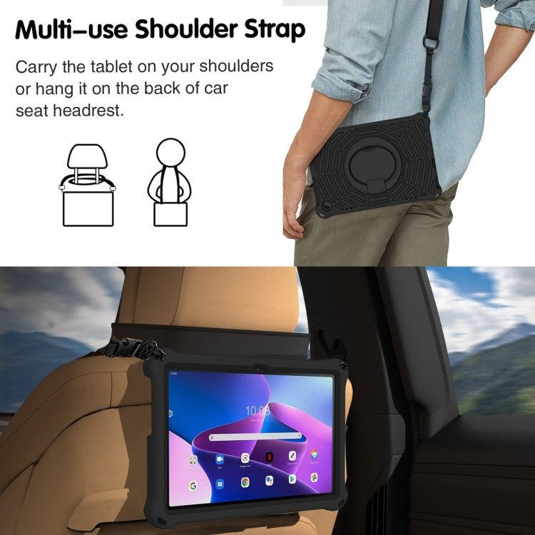 For Lenovo Tab M10 3rd Gen Spider King Silicone Protective Tablet Case(Black) - Lenovo by PMC TechLife | Online Shopping South Africa | PMC TechLife | Buy Now Pay Later Mobicred