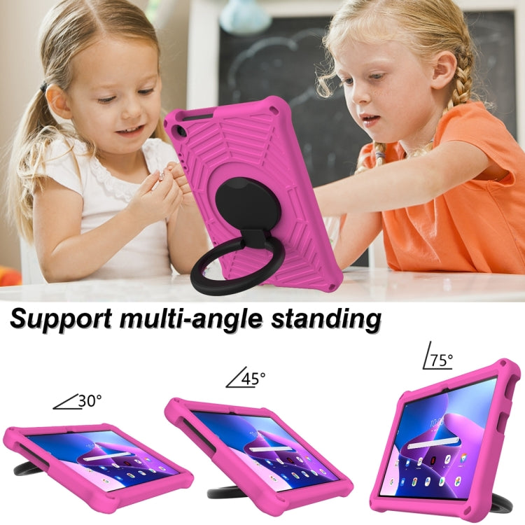For Lenovo Tab M10 3rd Gen Spider King Silicone Protective Tablet Case(Rose Red) - Lenovo by PMC TechLife | Online Shopping South Africa | PMC TechLife | Buy Now Pay Later Mobicred