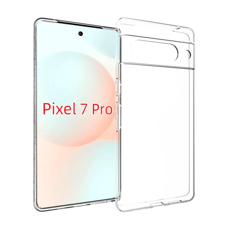 For Google Pixel 7 Pro Waterproof Texture TPU Phone Case(Transparent) - Google Cases by PMC TechLife | Online Shopping South Africa | PMC TechLife