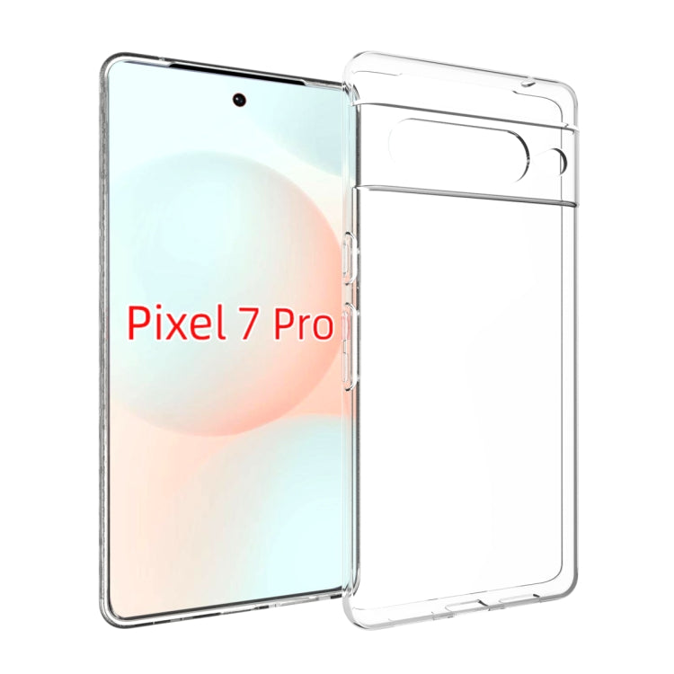 For Google Pixel 7 Pro Waterproof Texture TPU Phone Case(Transparent) - Google Cases by PMC Jewellery | Online Shopping South Africa | PMC Jewellery