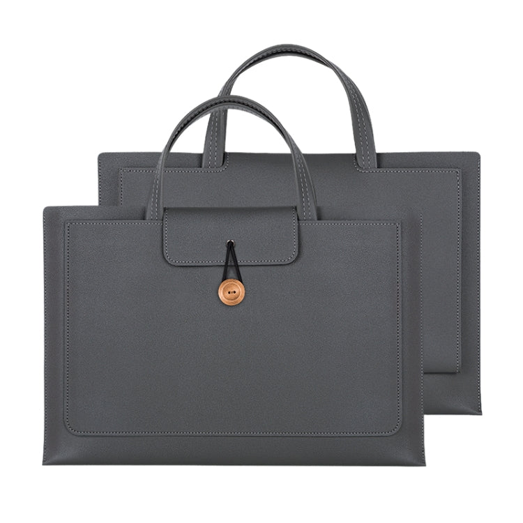 15-16 inch Universal Elastic Thread Button Portable Laptop Inner Bag(Dark Grey) - 15 inch by PMC TechLife | Online Shopping South Africa | PMC TechLife | Buy Now Pay Later Mobicred