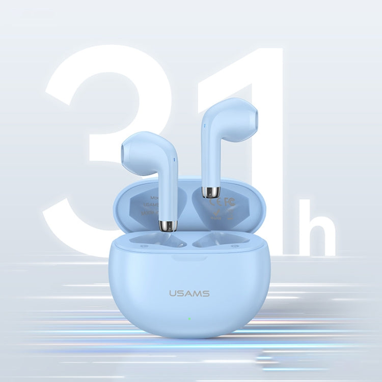 USAMS YO17 TWS Half In-Ear Wireless Bluetooth Earphone(Beige) - free shipping - PMC Jewellery - Order now!