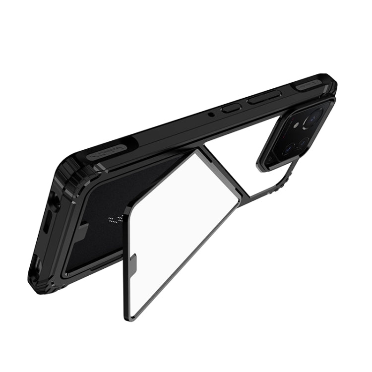 For Asus ROG Phone 8 Pro PC + TPU Shockproof Phone Case with Magnetic Holder(Translucent) - ASUS Cases by PMC Jewellery | Online Shopping South Africa | PMC Jewellery