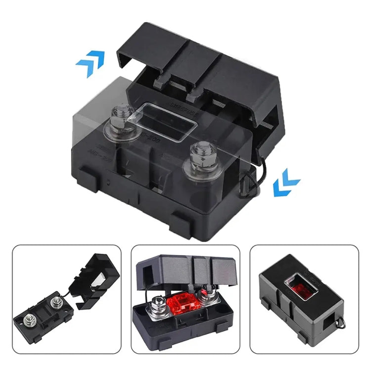 4 in 1 ANS-H Car Fuse Holder Fuse Box, Current:40/50A - Fuse by PMC TechLife | Online Shopping South Africa | PMC TechLife | Buy Now Pay Later Mobicred