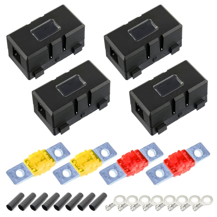 4 in 1 ANS-H Car Fuse Holder Fuse Box, Current:100A - Fuse by PMC TechLife | Online Shopping South Africa | PMC TechLife | Buy Now Pay Later Mobicred