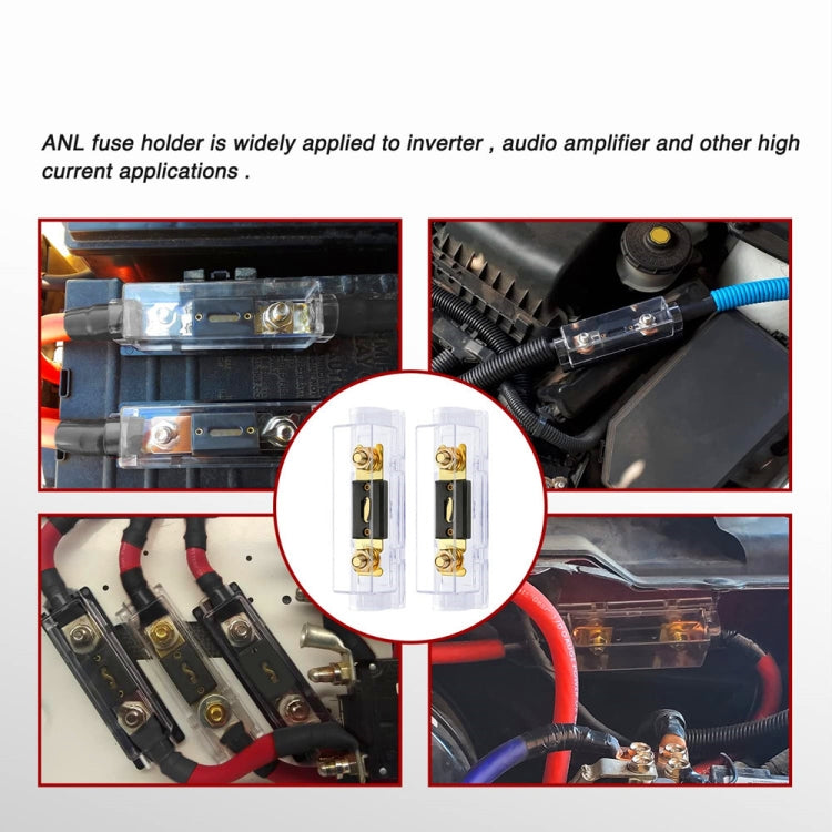 2 in 1 ANL Car Fuse Holder Electrical Protection Insulating Cover, Current:400A - Fuse by PMC TechLife | Online Shopping South Africa | PMC TechLife | Buy Now Pay Later Mobicred
