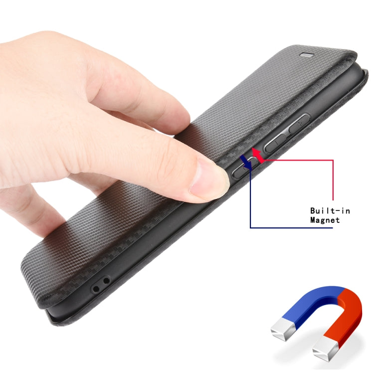For DOOGEE X97 / X97 Pro Carbon Fiber Texture Flip Leather Phone Case(Black) - Doogee Cases by PMC TechLife | Online Shopping South Africa | PMC TechLife | Buy Now Pay Later Mobicred