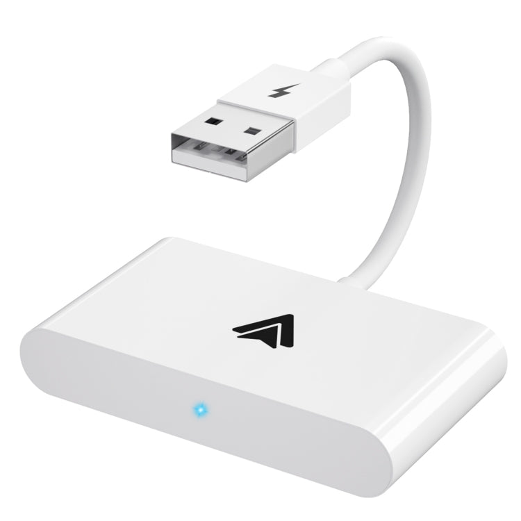 THT-020-2+ USB + USB-C / Type-C Wired to Wireless Carplay Adapter for Android Smartphone(White) - free shipping - PMC TechLife - Order now!