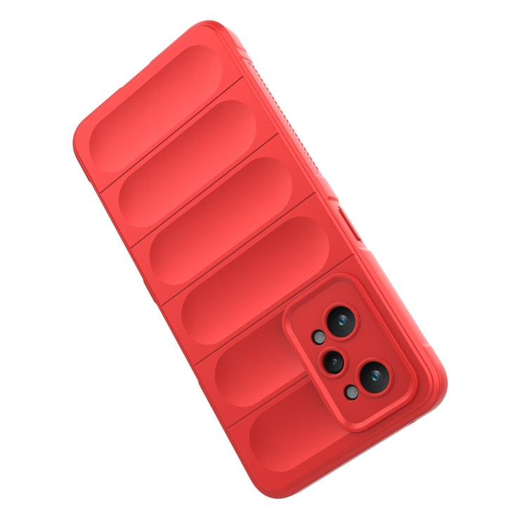For Realme GT2 Magic Shield TPU + Flannel Phone Case(Red) - Realme Cases by PMC TechLife | Online Shopping South Africa | PMC TechLife | Buy Now Pay Later Mobicred