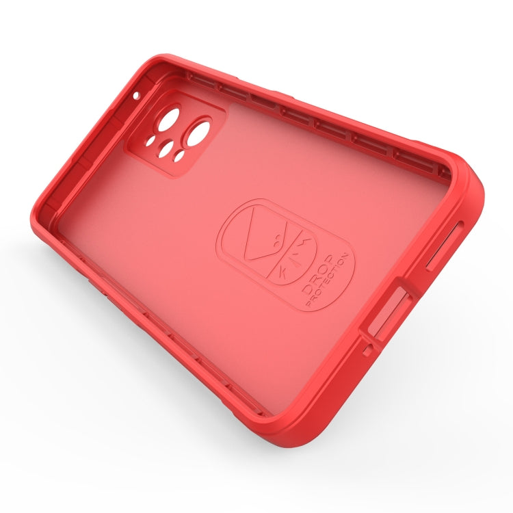 For Realme GT2 Magic Shield TPU + Flannel Phone Case(Red) - Realme Cases by PMC TechLife | Online Shopping South Africa | PMC TechLife | Buy Now Pay Later Mobicred