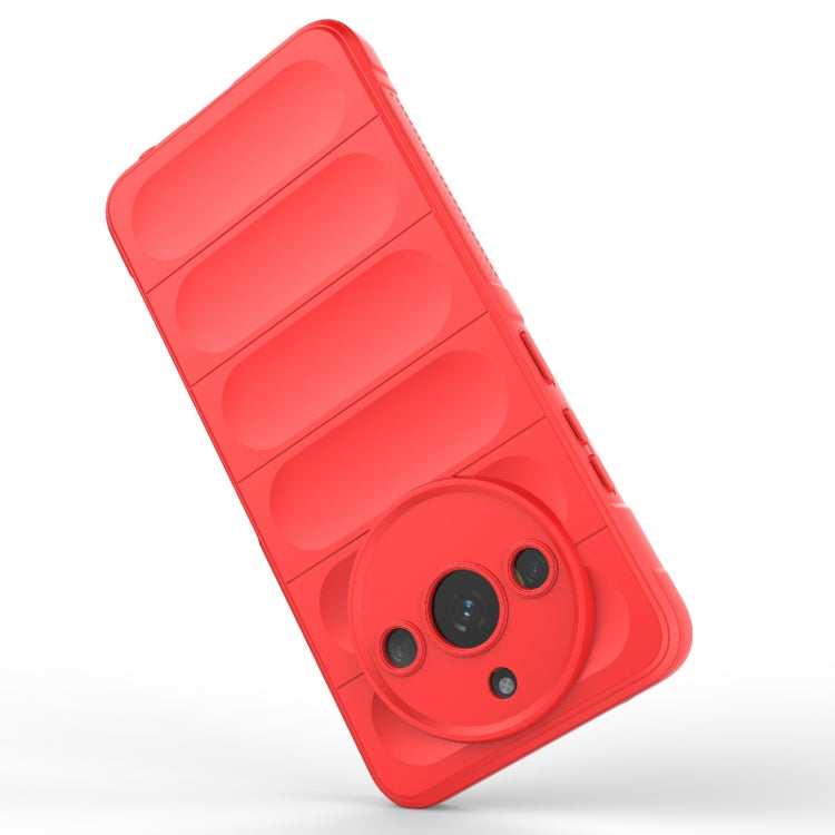 For Realme 11 5G Magic Shield TPU + Flannel Phone Case(Dark Grey) - Realme Cases by PMC TechLife | Online Shopping South Africa | PMC TechLife | Buy Now Pay Later Mobicred