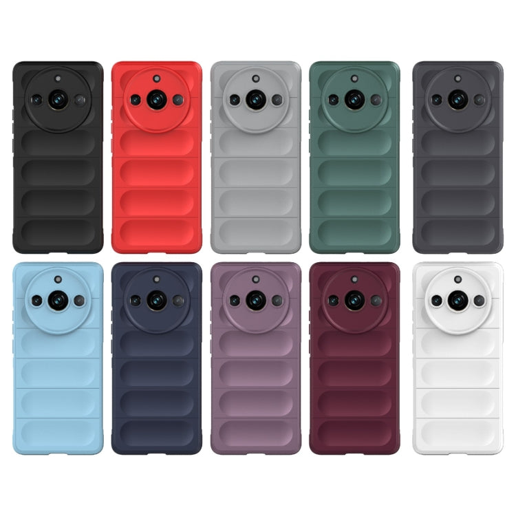 For Realme 11 Pro 5G/11 Pro+ 5G Magic Shield TPU + Flannel Phone Case(Black) - Realme Cases by PMC TechLife | Online Shopping South Africa | PMC TechLife | Buy Now Pay Later Mobicred