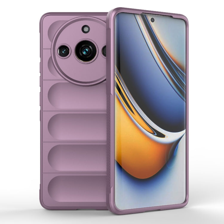 For Realme 11 Pro 5G/11 Pro+ 5G Magic Shield TPU + Flannel Phone Case(Purple) - Realme Cases by PMC TechLife | Online Shopping South Africa | PMC TechLife | Buy Now Pay Later Mobicred