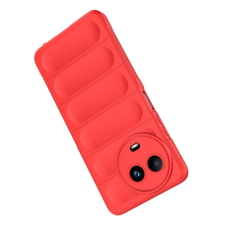 For Realme 11 5G Global Magic Shield TPU + Flannel Phone Case(White) - Realme Cases by PMC TechLife | Online Shopping South Africa | PMC TechLife | Buy Now Pay Later Mobicred