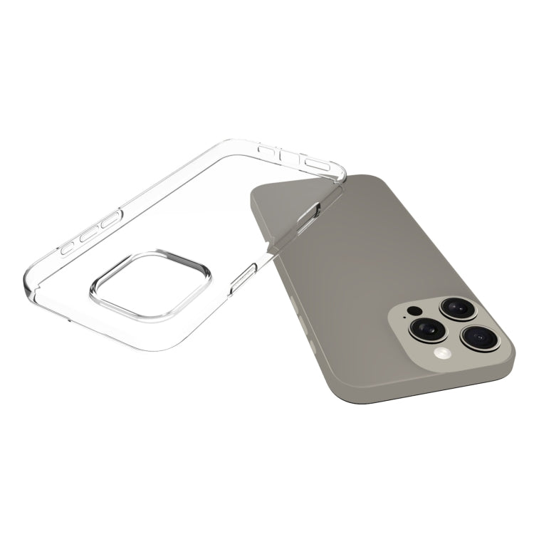 For iPhone 16 Pro Max Waterproof Texture TPU Phone Case(Transparent) - iPhone 16 Pro Max Cases by PMC TechLife | Online Shopping South Africa | PMC TechLife | Buy Now Pay Later Mobicred