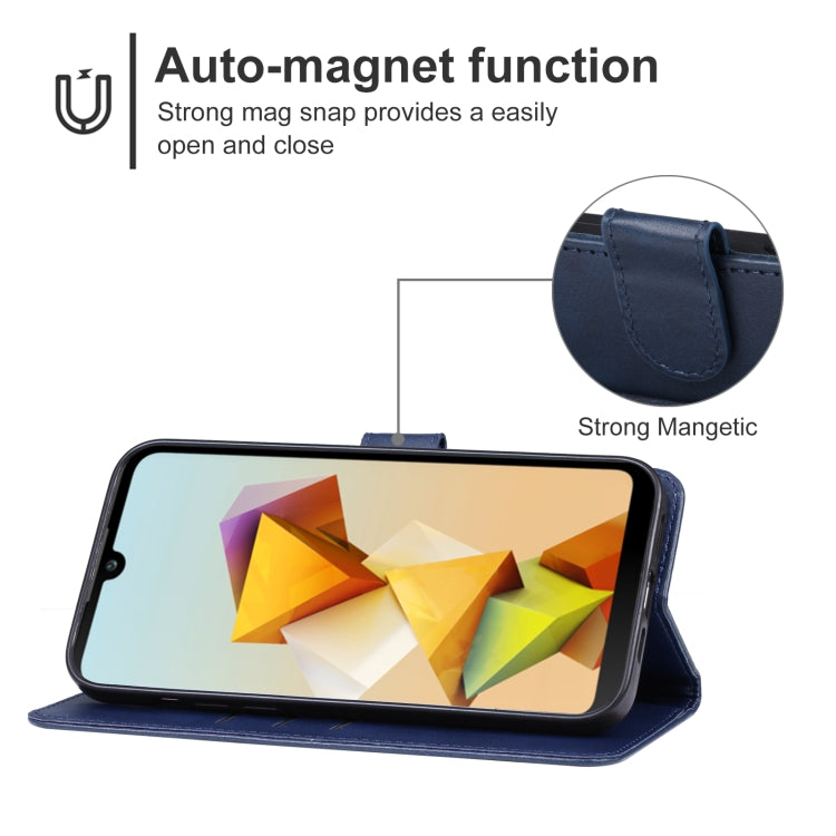 For ZTE Blade A33s Leather Phone Case(Blue) - free shipping - PMC TechLife - Order now!